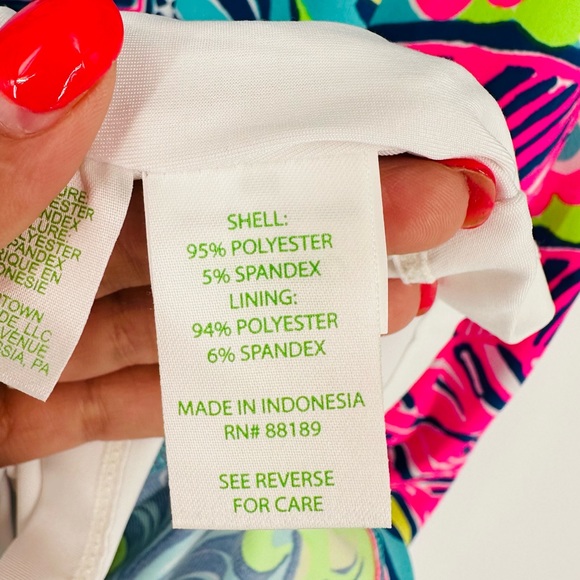 Lilly Pulitzer Bellavista Swing Dress in Sea Blue Private Island Engineered XS - Picture 10 of 10